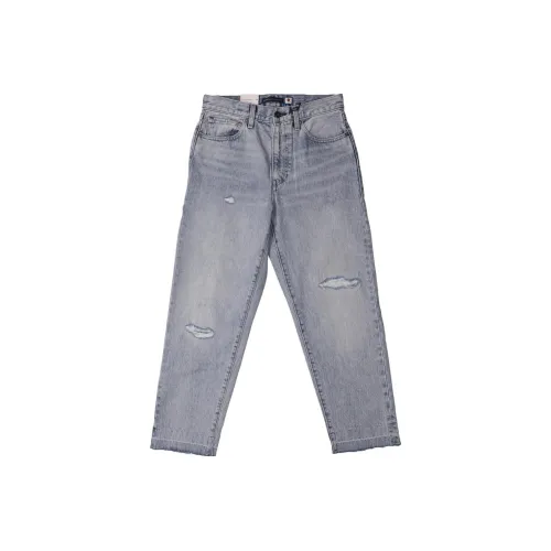 Levis Светло-серые Женские Джинсы