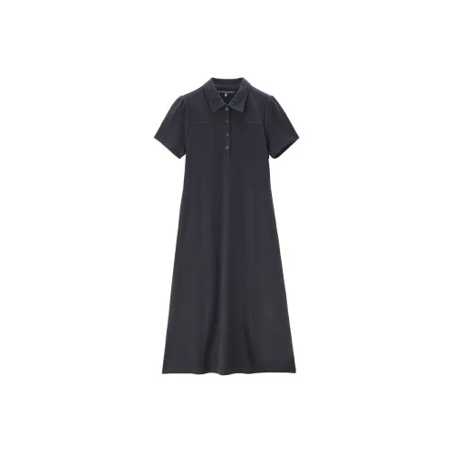 Giordano Короткий рукав Платье Женское