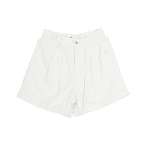 A21 Повседневные шорты Женские Бежево-абрикосовые