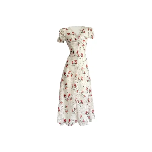 ABBY GODDESS Короткое платье с короткими рукавами женское розовое