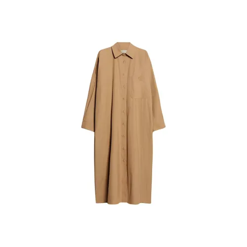 WEEKEND MaxMara Верблюжий Женские Длинные Платья с Рукавами