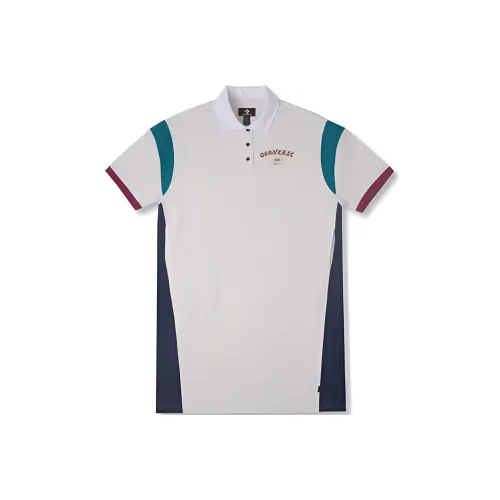 Конверс Короткий рукав Платье Женское Белое