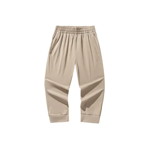 ANTA Life Collection Вязаные тренировочные брюки женские цвет льняной серый