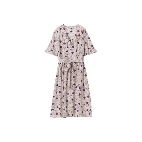 SNOWFORTE Короткий рукав Платье Женское