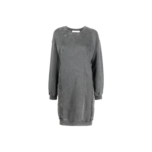 SEE BY CHLOE Серый Женские Длинные Платья с Рукавами
