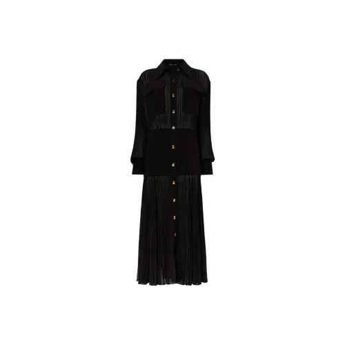 PROENZA SCHOULER Длинное платье с длинными рукавами женское черное