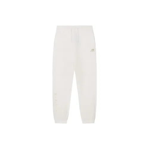 New Balance совместный бренд Вязаные тренировочные штаны Женские Белые