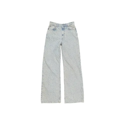 Acne Studios Джинсы 2022 Женские Синие
