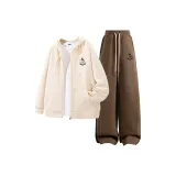 Молоко Белый (Y Собака Праздник Грудь Эмблема) + Коричневый (Y Собака Праздник Брюки Этикетка)