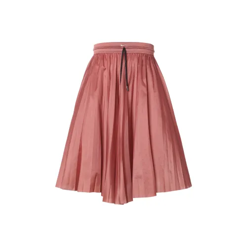 Nike Повседневный Длинный Юбка Женские Глина Рок Красный