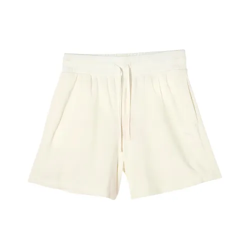 PUMA TOWELING CAT Шорты Повседневные шорты Женские Белые