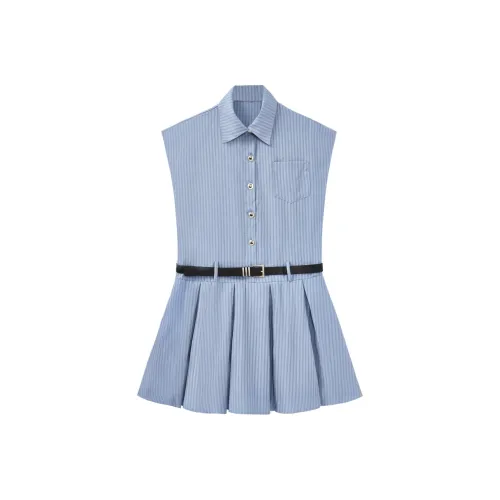 STARFEI Короткое платье с короткими рукавами женское