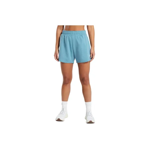 GYMSHARK Тренировки Флис Шорты Повседневные шорты Женские Синий