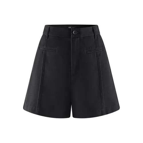 A21 Повседневные шорты Женские Черные
