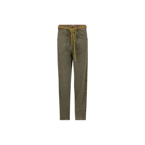 ETRO Зеленые Женские Джинсы