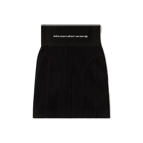 alexander wang Черная Женская Повседневная Короткая Юбка