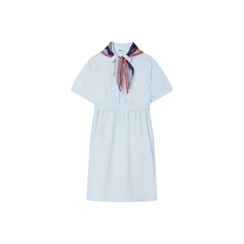 FILA FLOATING Синий Женские Короткие Платья с Рукавами