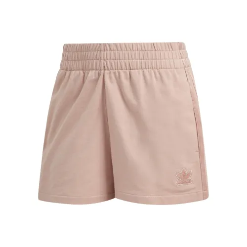 Adidas Originals Повседневные шорты Женские Серый Розовый