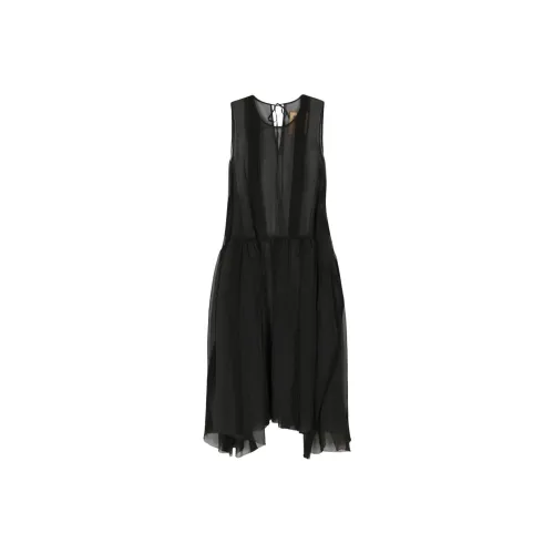 UMA WANG SS24 Без рукавов Платье Женское Черное