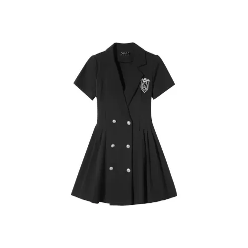 Lookinto Короткий рукав Платье Женское