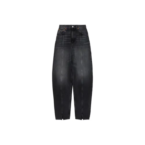 RE/DONE Женские джинсы черного цвета