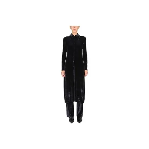 JIL SANDER Blue Женские Длинные Платья с Рукавами