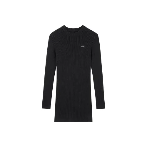 Miss Sixty Длинное платье с длинными рукавами женское