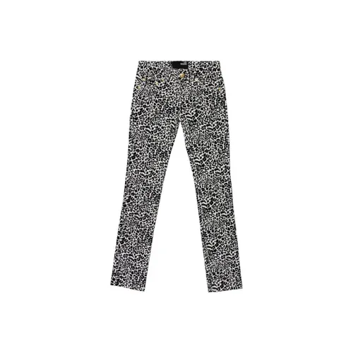 LOVE MOSCHINO Черные/Белые Женские Джинсы