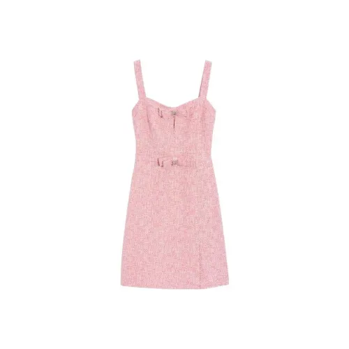 BEBE SS23 Slip Платье Женское Розовое