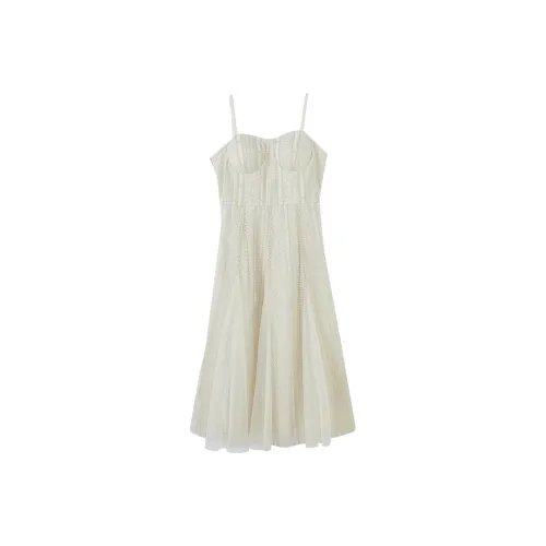 XIANGYING Юбка-платье Женское Экрю