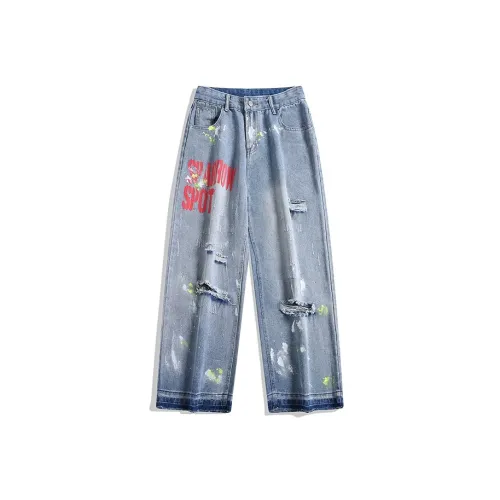 UNDERTIDES Синие Унисекс Джинсы