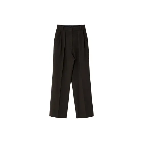 Low Classic Костюм Брюки Женские Темно-Коричневый