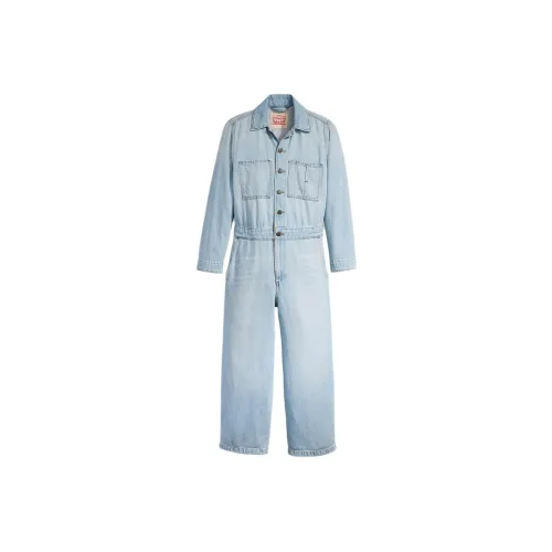 Levis Светло-синий Женские Комбинезоны