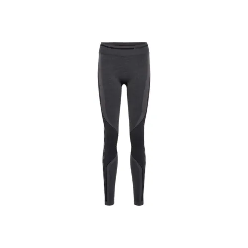 Hummel HmlMT LuLu Pig Бесшовные SCRUNCH Tights Вязаные Тренировочные брюки Женские Черный
