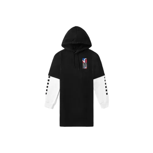 Vans Длинный рукав Платье Женское Черное