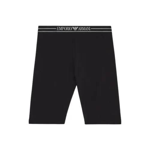 EMPORIO ARMANI Повседневные шорты Женские Черные