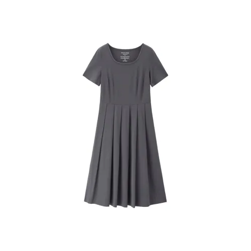 Giordano Короткий рукав Платье Женское