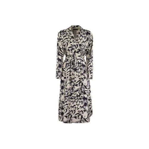 WEEKEND MaxMara Многоцветные Женские Длинные Платья с Рукавами