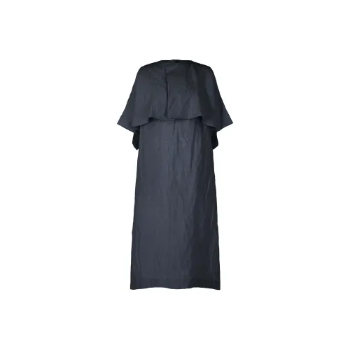 Homme Plissé Issey Miyake SS25 Короткий рукав Платье Женское Черное