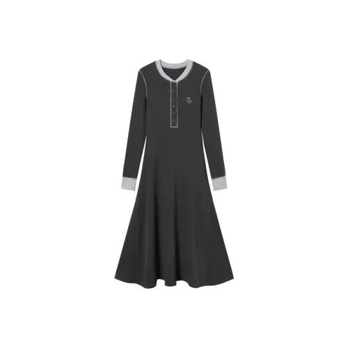 EPTISON WOMAN Длинное платье с длинными рукавами для женщин