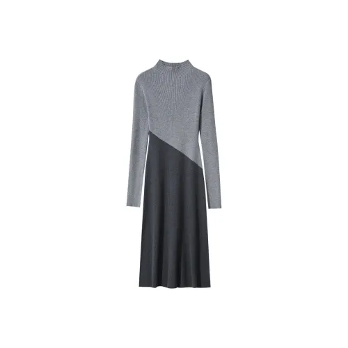 AMII Длинное платье с длинными рукавами женское