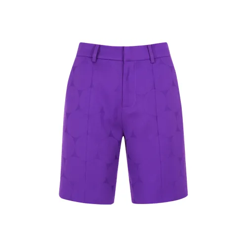 AS DALIO Повседневные шорты Женские Фиолетовые
