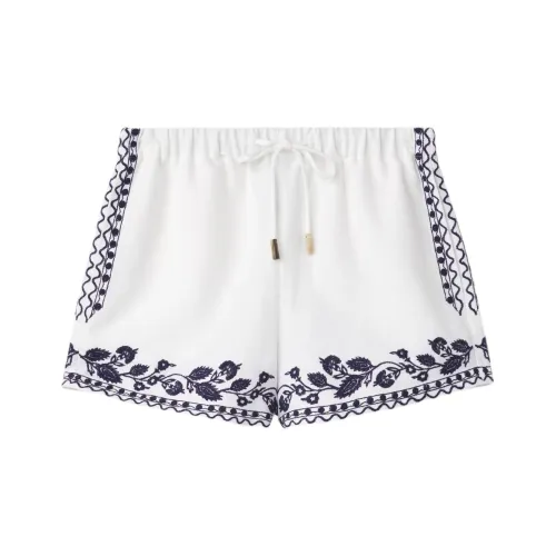 Loro Piana Белые Женские Повседневные Шорты