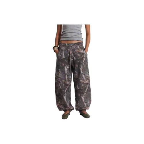 Jaded London WOODLAND CAMO Baggy С подворотом Monster Joggers Casual Pants Women's Camouflage