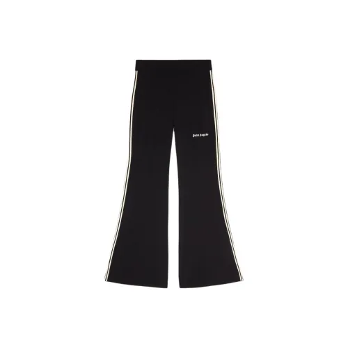 PALM ANGELS FW24 Вязаные спортивные брюки женские черные