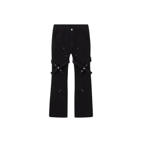 INSLIISA Карго Брюки Унисекс Черные