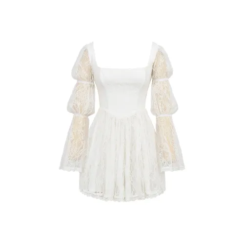 HOUSE OF CB SANCIA Длинное платье с длинными рукавами женское Snowdrop Snowdrop многоцветное