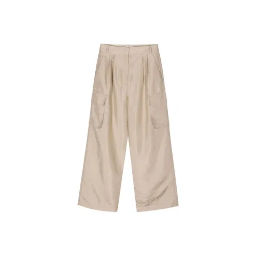 TIBI SS24 Карго Брюки Женские Пустыня Песочный