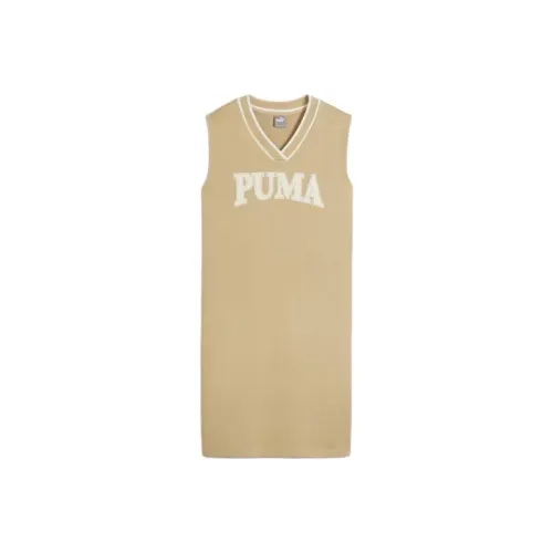 PUMA SQUAD Платье Без рукавов Платье Женское Коричневый