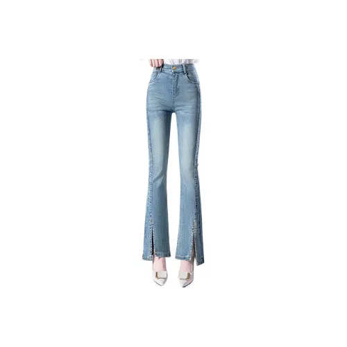 Cypress House Джинсы Женские Серый Синий